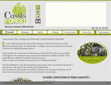 Tablet Screenshot of cassisforest.fr